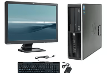 HP Intel Core i5 4th Gen Desktop PC Bundle PC Bundle (4GB RAM, 500GB HDD) + 19-Inch Monitor